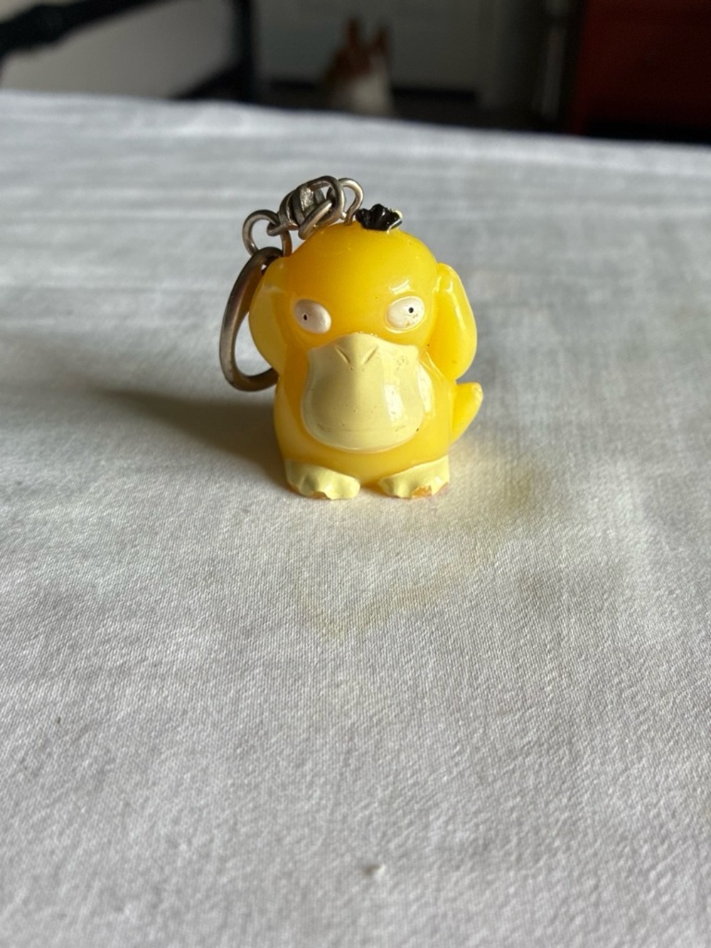 Pokemon Yellow Psyduck Keychain Charm